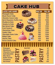 Cake Hub menu 1