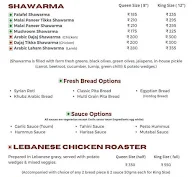 Arabian Express menu 2