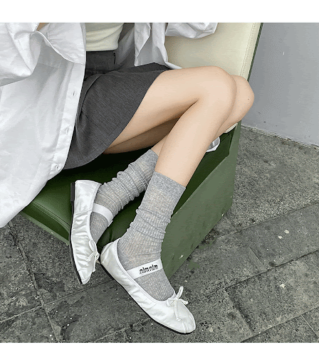 Title 5, Seamless Tube Combed Cotton Striped Bunching Socks
