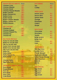 Kerala Hut menu 1