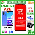 Kính Cường Lực Samsung A21S - Dán Full Màn Hình 111D - Độ Cứng 10H - Độ Trong Suốt Điện Thoại Cực Cao