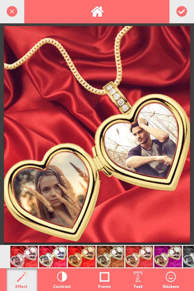 Love Locket Photo Frame Screen 3