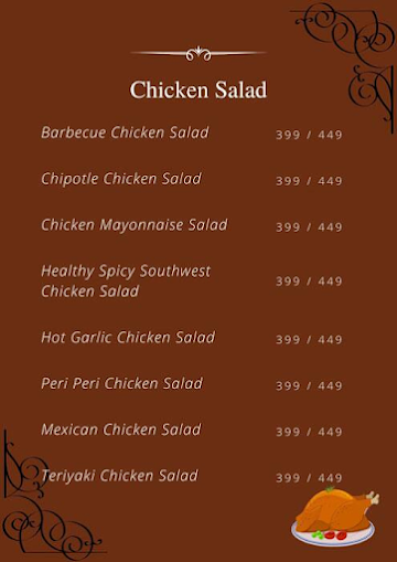 Kings Salad menu 