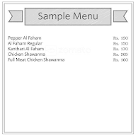 Taste Of Turkey menu 1