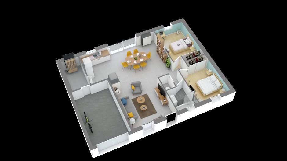 Vente maison neuve 3 pièces 75 m² à Grandchamps-des-Fontaines (44119), 240 787 €