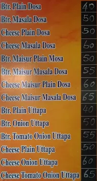 Durga Snacks Center menu 1
