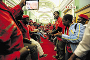HOUSE PARTY: Economic Freedom Fighters invade the Gauteng legislature