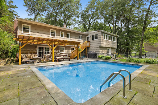 House with pool and pergola in this luxury house for sale in Mahwah ($975,000)