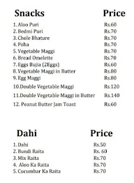 Sundar Paratha menu 4