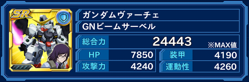 SR［D］ガンダムヴァーチェ（GNビームサーベル：ティエリア）