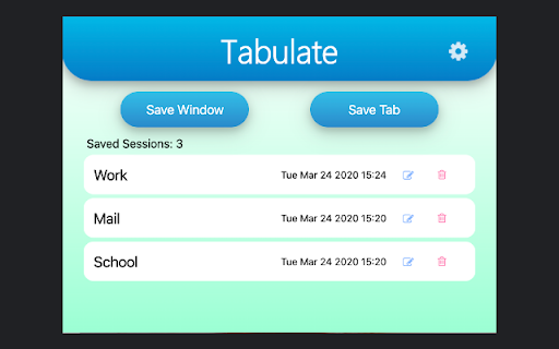 Tabulate