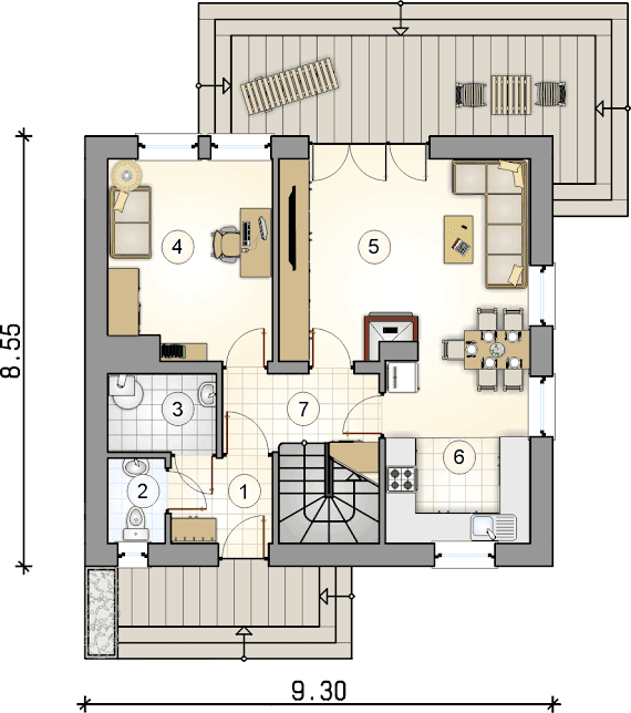 Ada III - Rzut parteru