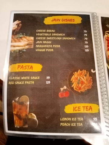 Helly And Chilly Cafe menu 