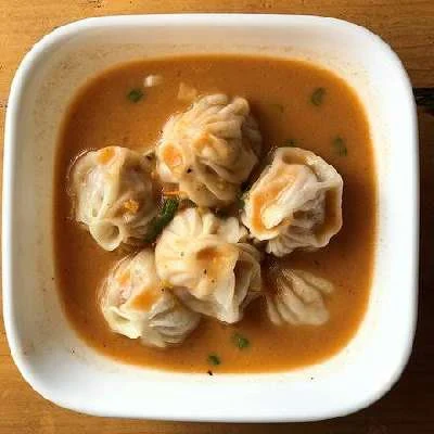 Jhol Momos Chicken Fried