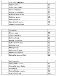 Bhairavnath Ice Cream Parlour menu 2