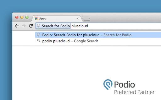 Search for Podio