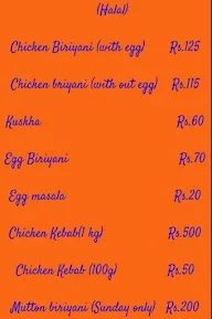 Sr Ambur Dum Biryani menu 1