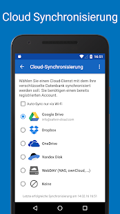 Passwort Manager SafeInCloud™ Screenshot