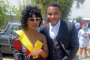 Jennifer Motlhomi with her husband, ANC MP Sibusiso Kula.