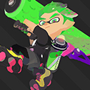 Green-eyed schoolboy plays in SPLATOON 2 @_@ Chrome extension download