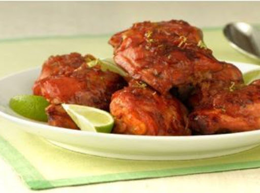 Honey-Lime Glazed Chicken Thighs