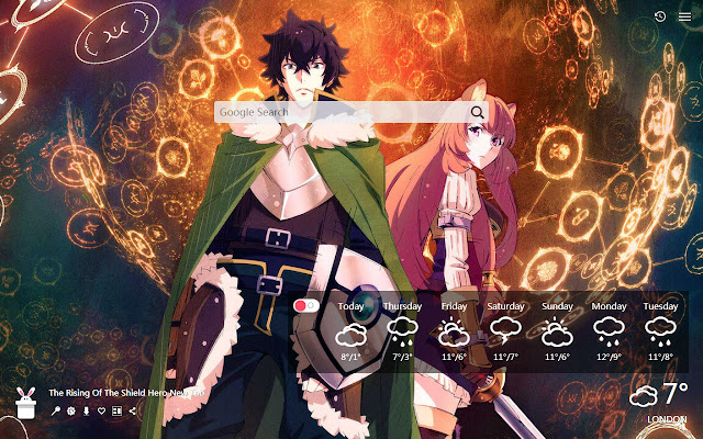 The Rising Of The Shield Hero New Tab, Wallpa