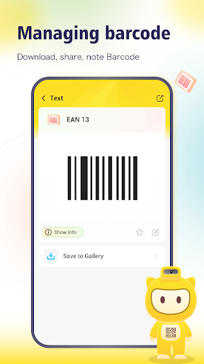 Screenshot Barcode Scanner