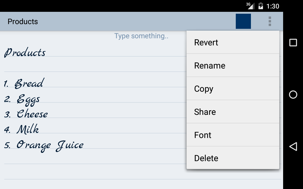   컬러 노트- 스크린샷 