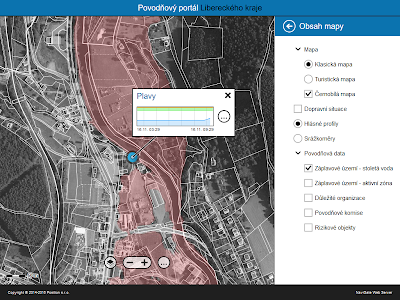 Povodňový portál Lbc kraje screenshot 9