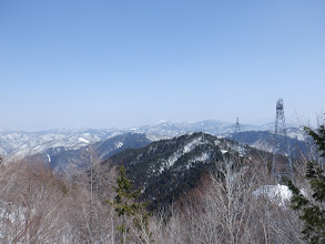 鉄塔が下に