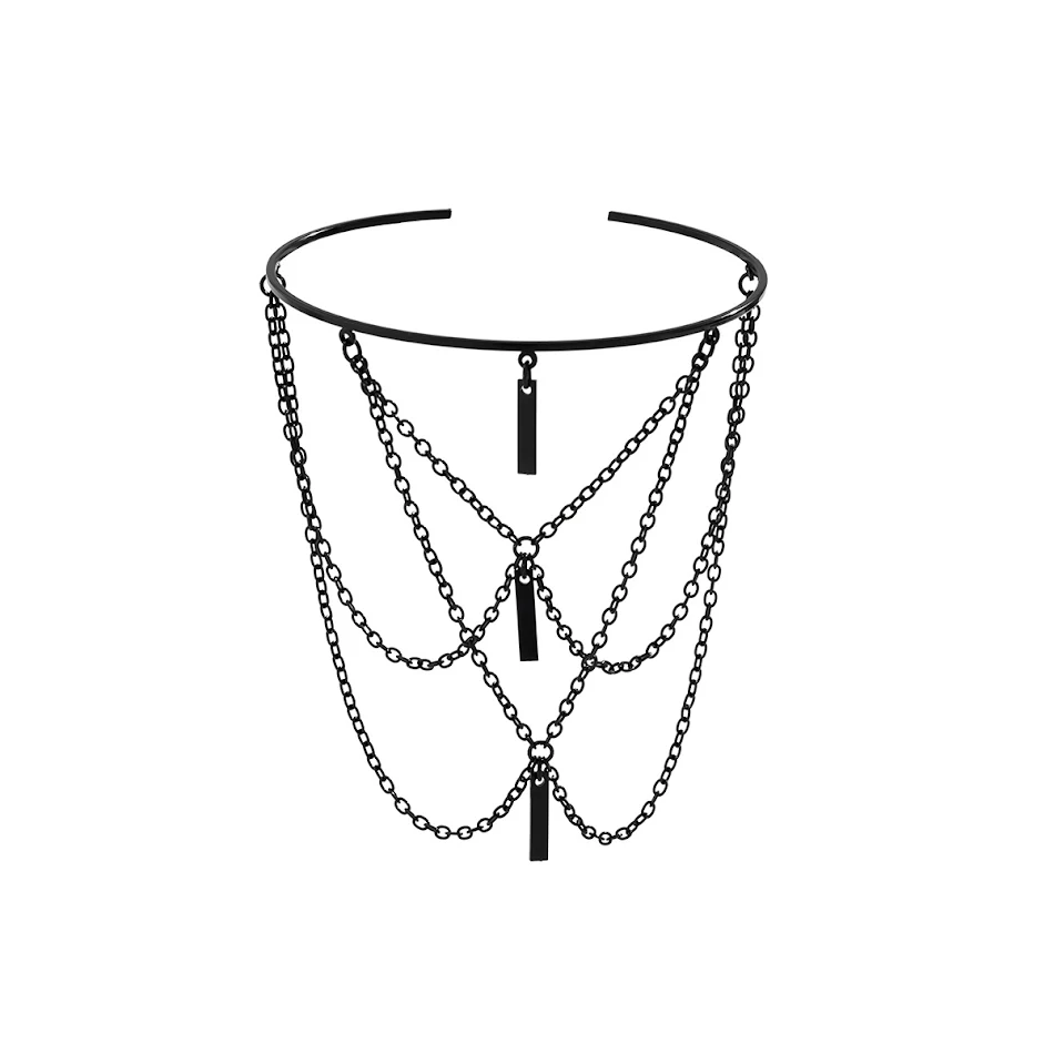 Armband met open arm met paillettenkwastjes voor dames. Een stijlvol accessoire voor feesten en speciale gelegenheden.