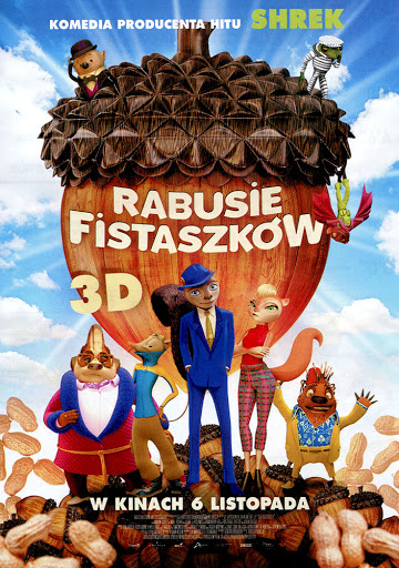Przód ulotki filmu 'Rabusie fistaszków'