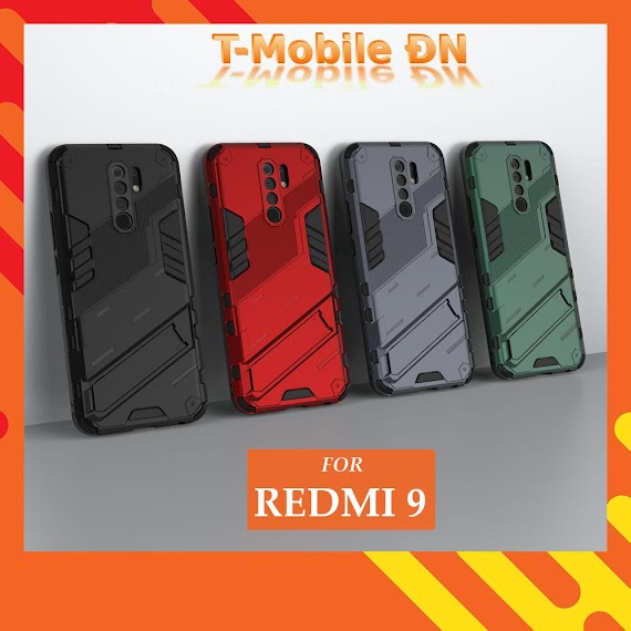 Ốp Lưng Xiaomi Redmi 12C 10 10C A1 10A 9C 9 9A Chống Sốc Có Giá Đỡ Iron Man Punk Cao Cấp Siêu Đẹp