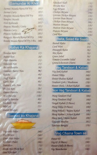 Menu Of Holiday Cottage Inn Khadakwasla Pune Magicpin