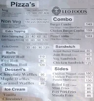 Leo Foods menu 1