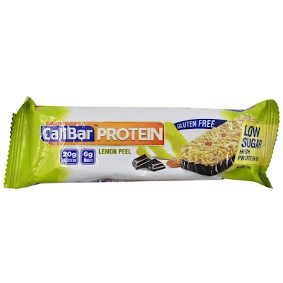 Calibar Protein Bar - Lemon Peel, Low Sugar - 70 g