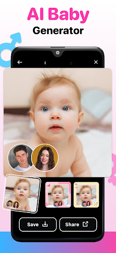 Screenshot AI Baby Generator Face Maker