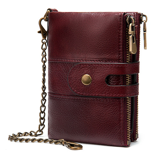 Title 2, Cowhide mens anti-theft wallet Secure your val...