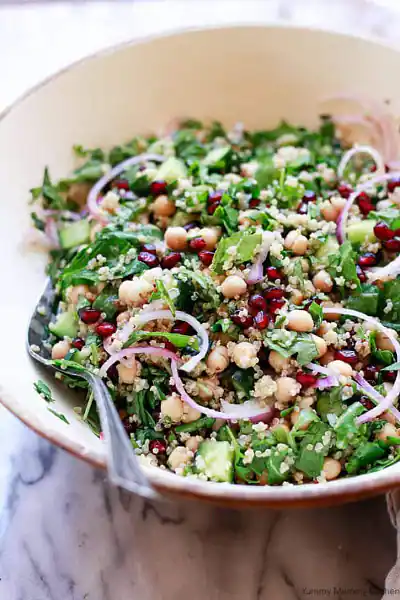 Chickpea Protein Salad Bowl