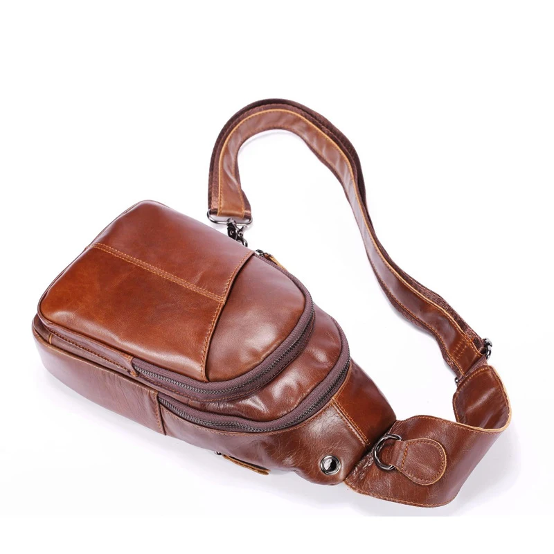 Title 2, Heren Casual Leren Crossbody Bag, Stijlvol en P...