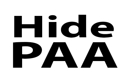 Hide "People Also Asked" Results small promo image