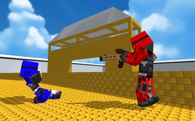 Blocky Gun Paintball