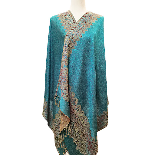 Title 3, Classic Cashmere-like Fashion Jacquard Cashew T...