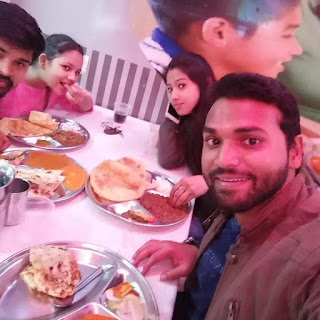 Tushar Srivastava at Radha Krishna Chole Bhature, Aditya Mega Mall,  photos