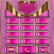 Pink Love EX Dialer theme