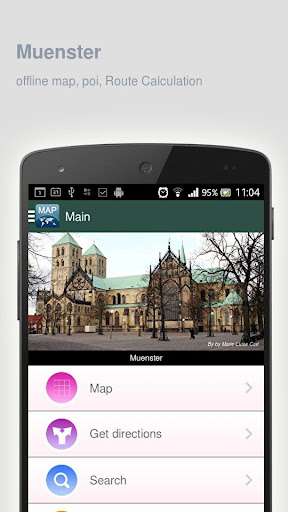 Muenster Map offline