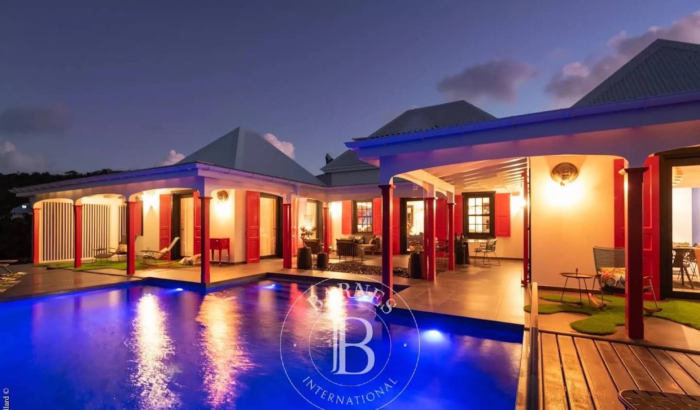 Villa avec piscine et terrasse Saint Barthelemy