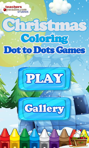 Christmas Coloring Dots Games