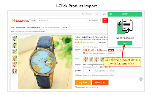 1-Click Product Import 