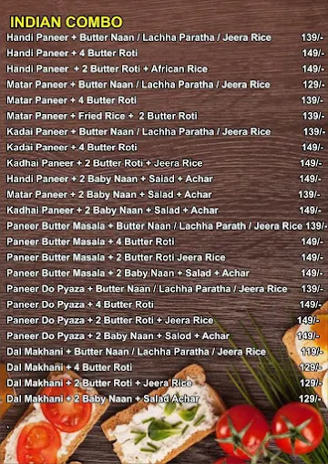 Thakurji Mess Cafe menu 